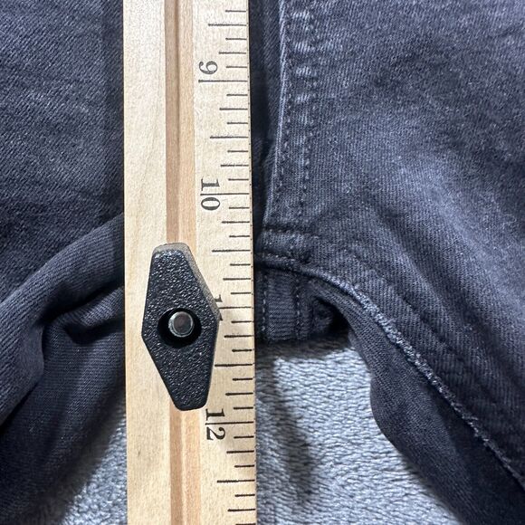 Rag & Bone Jeans Womens 27 Black Distressed High Rise Skinny Denim Raw Hem - Picture 11 of 13